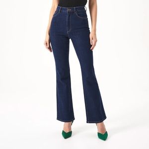 Dusters Bootcut - Alina Organic Dark Wash High Waisted Size 31